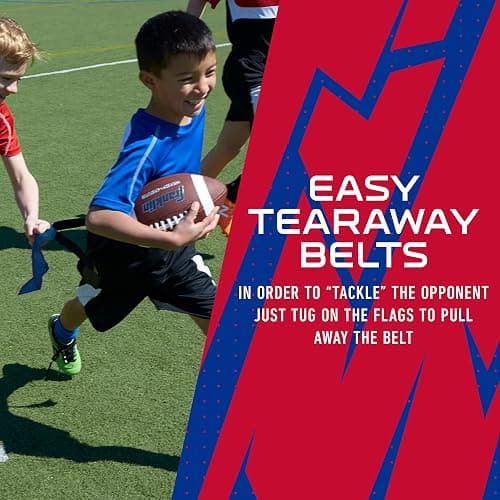 Franklin Sports NFL Team Flag Football Sets - Belts + Flags - Kids + Adults - Fits Up to 36" Waist - NFL Licensed thumbnail 6