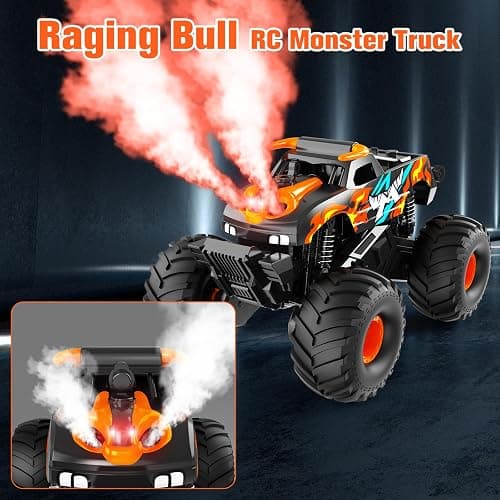 Remote Control Car Monster Truck Toys,4WD Waterproof Off-Road RC Cars for All terrian,1:16 Amphibious Hobby Pick-up Truck Toy Vehicle Gifts for Boys Girls Presents Age 8 9 10 11 12+ thumbnail 2