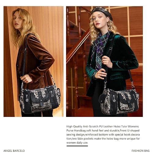 Angel Barcelo Hobo Bag for Women Crossbody Purse and Handbags Shoulder Bags thumbnail 7
