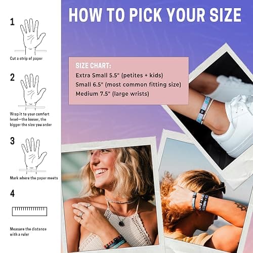 Hang Loose Bands - Southwestern Bracelet for Men, Women & Teens - Comfy Tribal Print and Boho - Western Style Reversible Wristband thumbnail 8