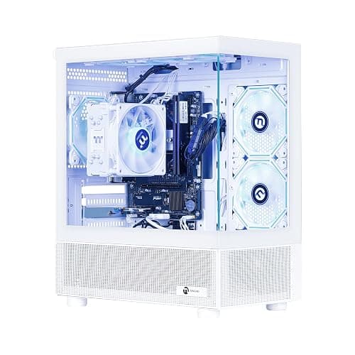 NINGMEI Soul Gaming PC Desktop,AMD Ryzen 7 5700G 8 core 3.8GHz(up to 4.6GHz),AMD Radeon Vega Graphics,16GB DDR4 RAM 3200MHz,1TB NVME SSD,550W PSU, Windows 11 Home 64-bit. thumbnail 8