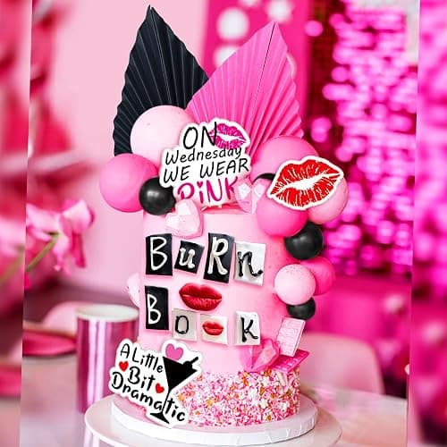LaVenty Mean Girl Cake Topper Mean Girl Birthday Party Decoration | Mean Girl Cake Topper Mean Girl Birthday Party Decoration Cupcake Toppers for Wedding Bridal Shower Bachelorette Theme Girls thumbnail 4