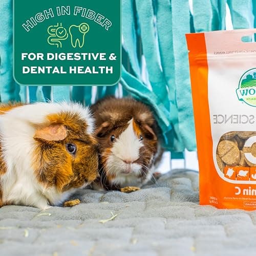 Oxbow Natural Science Vitamin C Supplement, Vitamin C & High-Fiber Timothy Hay, Guinea Pig Items, Made in the USA, Small Pet Supplies, Recommended by Veterinarians, 4.2 oz thumbnail 9