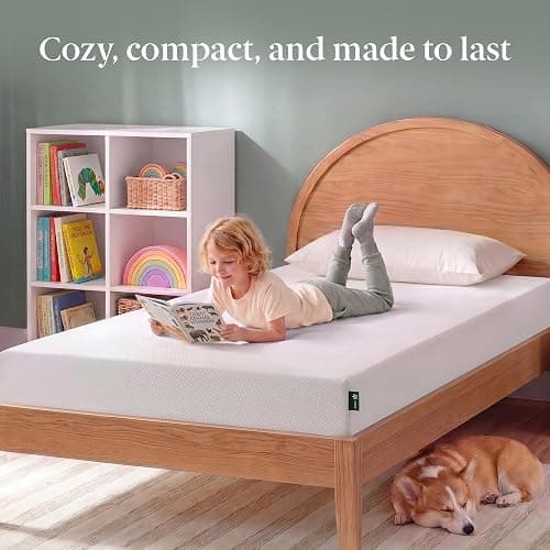 Zinus Green Tea Memory Foam Mattress 6 Inch, Pressure-Relieving Comfort & Full-Body Support, Naturally Fresh, Medium Firm Feel, CertiPUR-US & Oeko-TEX Certified Safe Materials, Twin thumbnail 3