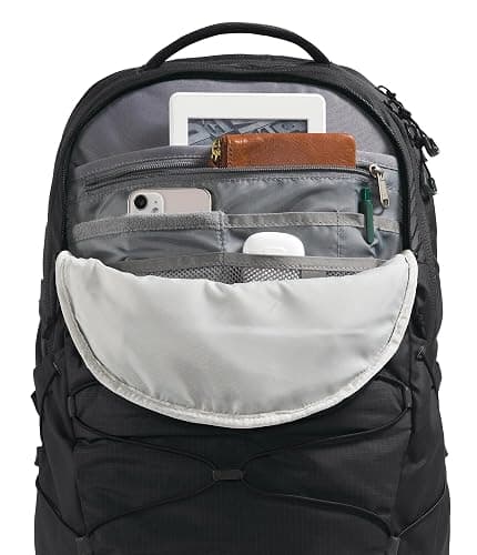 The North Face Borealis Commuter Laptop Backpack - Water Repellent, Laptop Sleeve, Large Main Compartment, TNF Black/TNF Black-NPF, One Size thumbnail 7