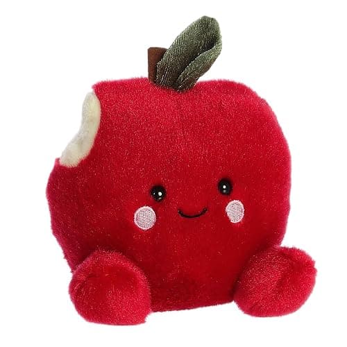 Aurora® Adorable Palm Pals™ Crisp Red Apple™ Stuffed Animal - Fun Collectible Plush for Kids and Adult Collectors - Perfect for Decorating Rooms and Birthday Gifts - 5 Inches thumbnail 2