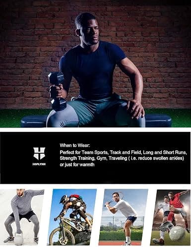 HOPLYNN 4/5 Pack Workout Compression Shirts Men Long/Short Sleeve Rash Guard Athletic Undershirt Gear T Shirt for Sports thumbnail 6