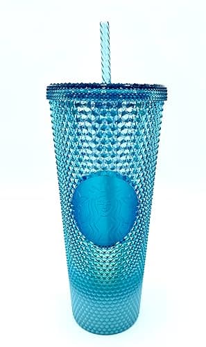 Starbucks Blue Studded Tumbler 24oz - Image 1