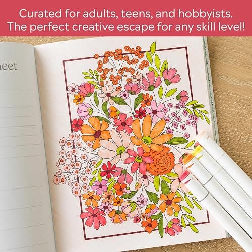 Put A Bow On It Coloring Book by Elyse Breanne Design | 40 Single-Sided Pages, Girly and Friendship Designs for Adults & Teens (8.5x10") thumbnail 5