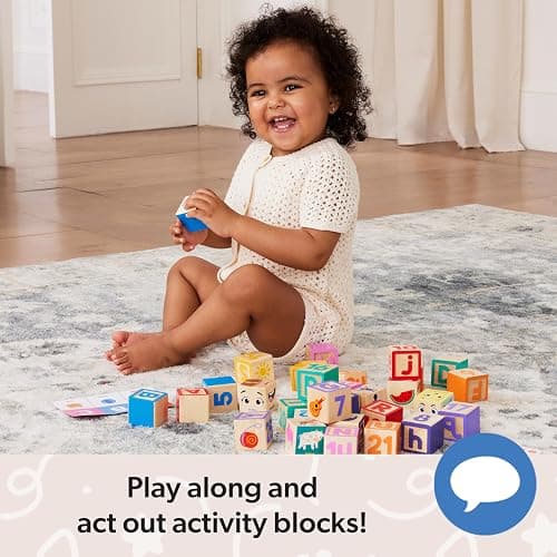 Melissa & Doug Ms. Rachel Letter, Number, and Game Wooden Learning Blocks with Activity Cards for Girls and Boys Toddlers Ages 18 Months+ - FSC Certified thumbnail 7