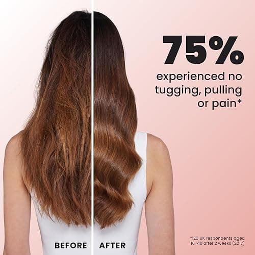 Tangle Teezer Ultimate Detangler Brush, Straight to Wavy, Apricot Blaze | Patented two-tier, regular-flex teeth reduce breakage & split ends on wet or dry hair; Shower-friendly hairbrush for all ages thumbnail 6