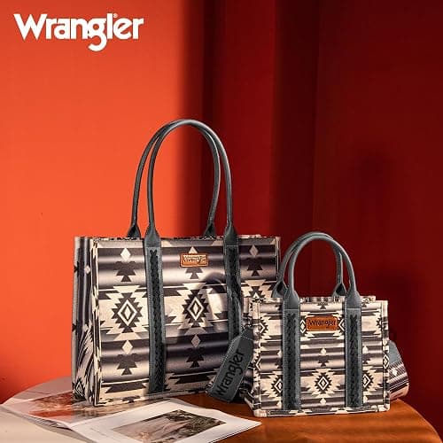 Wrangler Aztec Tote Bag for Women Boho Shoulder Purses and Handbags thumbnail 2