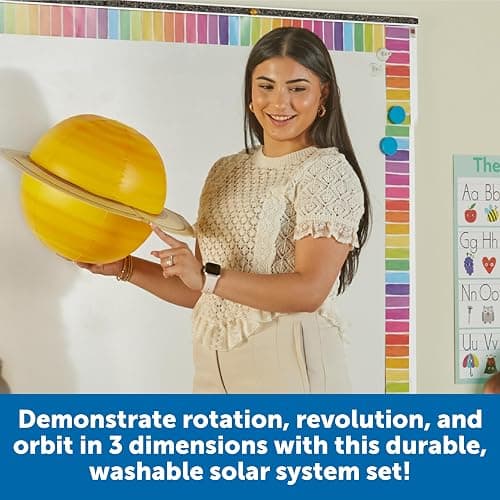 Learning Resources Giant Inflatable Solar System - Project Kit, Space and Planet Model, Constellation Classroom Globe, STEM Science Projects Gifts, Preschool , Teacher Must Haves thumbnail 5