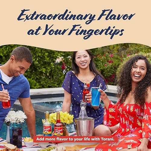 Torani Blueberry Syrup for Drinks, Flavoring for Iced Tea, Lemonade, Sodas, and Cocktails, Glass Bottle with Pump Included, 25.4 Fl Oz thumbnail 6