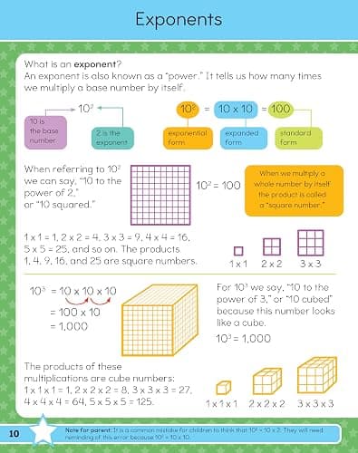 Fifth Grade Math Workbook for Kids Ages 10-11: Over 75 Activities - Number Skills, Algebra, Fractions, Geometry, Measurement and Data and more thumbnail 5