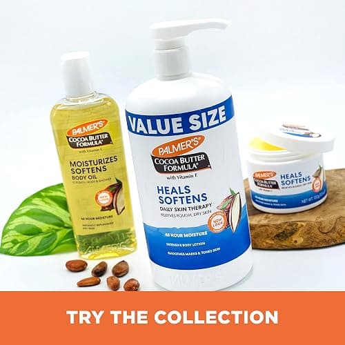 Palmer's Cocoa Butter Formula Daily Skin Therapy Body Lotion, Pump Bottle, 33.8 Ounces (Pack of 2) thumbnail 11