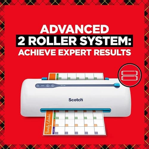 Scotch Thermal Laminator, 2 Roller System for a Professional Finish, Use for Home, Office or School, Suitable for use with Photos (TL906) thumbnail 8