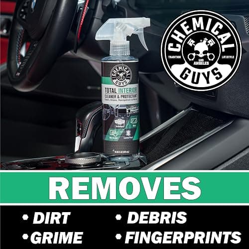 Chemical Guys, Total Interior Cleaner & Protectant, New Car Scent, 16 oz | One detailing spray cleans leather, vinyl, plastic, rubber, glass, dashboards, seats and trim, streak-free, no greasy shine thumbnail 4