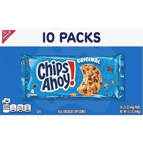 CHIPS AHOY! Original Chocolate Chip Cookies, 40 Snack Packs (4 Cookies Per Pack, 4 Boxes) thumbnail 20