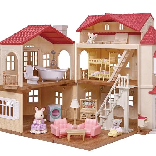 Calico Critters - Red Roof Home - Country Home - 2026 Gift Set Edition Dollhouse – Kids Pretend Play House, Miniature Home Playset with Furniture & Accessories, Ages 3+ thumbnail 10