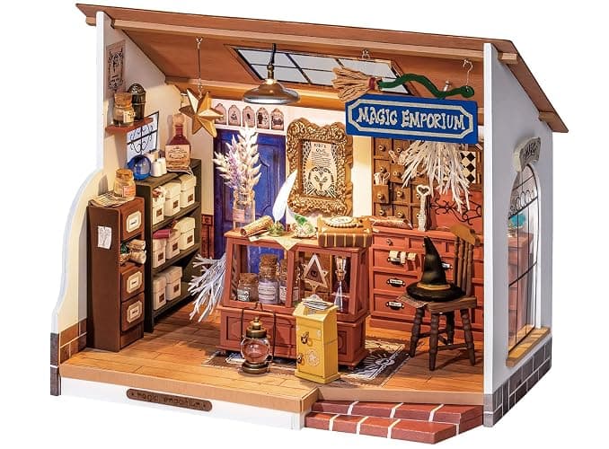 Rolife DIY Miniature Dollhouse Room Kit - Magic Potion Store Diorama Kit DIY Crafts Hobbies for Women/Men Gifts for Teens Adults Home Decor - Magic Potion Store - Image 1