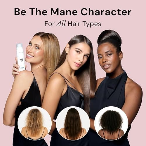 L'ANGE HAIR Glass Hair Heat Protectant Spray | Anti-Frizz Blow Dry Mist | Long Lasting Hold & Shine | Humidity Protection | Thermal Heat Protection Spray | Lightweight Blow Out Primer, 5 fl oz Bottle thumbnail 2