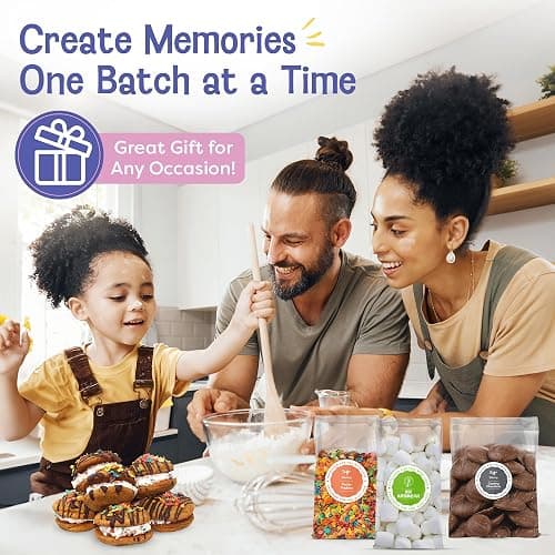 Baketivity x Duff Goldman S'mores Sandwich Cookies Baking Kit for Kids | Baking Set with Pre-Measured Ingredients, Decorating Supplies, and STEM Activities for Girls and Boys Ages 6-12 thumbnail 6