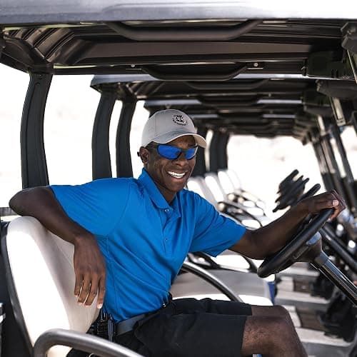 Original Golf Ball Finder Glasses Sports Edition, Blue Tinted Lens Illuminates White, Comes with Carry Pouch, Gift for Golfing Men & Women - ThumbsUp! thumbnail 5