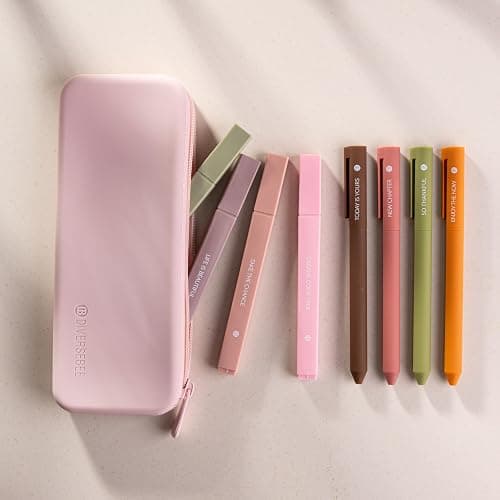 DIVERSEBEE Aesthetic Highlighters and Gel Pens, Earthy Bible Highlighters No Bleed, 8 Pack Assorted Colors Cute Journaling Pens, Bible Study Supplies (Dreams) thumbnail 7