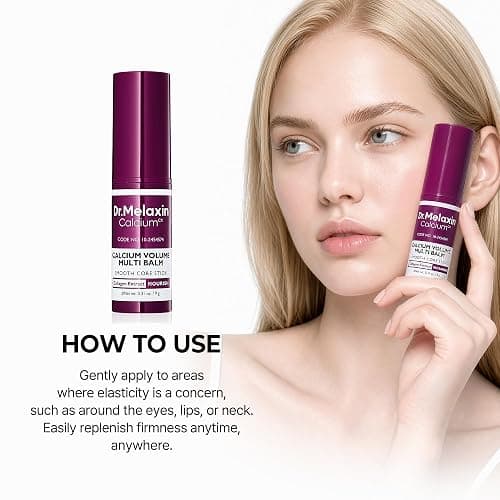 Dr.Melaxin Collagen Multi Balm Stick, Calcium & Adenosine Korean Wrinkle Stick for Eye, Neck & Face, Firming Collagen Stick, Under Eye Balm for Dark Circles & Depuffing, Korean Skin Care, 0.31 oz thumbnail 8