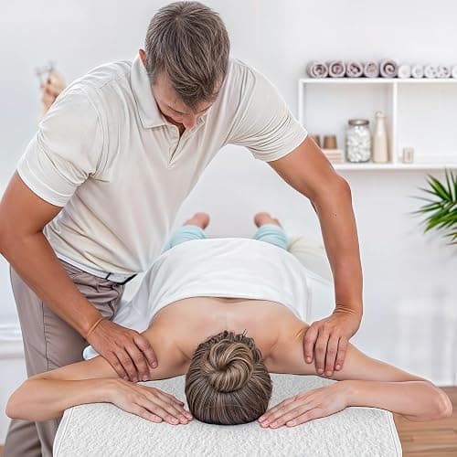 Massage Table Warmer Heating Pad Professional SPA Massage Bed Warmer with Timer, 9 Heat Settings, Overheat Protection for Massage Bed & Spa, Thickened & Soft Fleece, 30" x 71", with Face Hole thumbnail 8