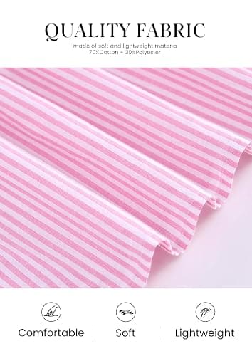 PRETTYGARDEN Womens 2026 Summer Casual Maxi Dresses Striped Square Neck Sleeveless Boho Flowy Sundress Beach Vacation Clothes thumbnail 5