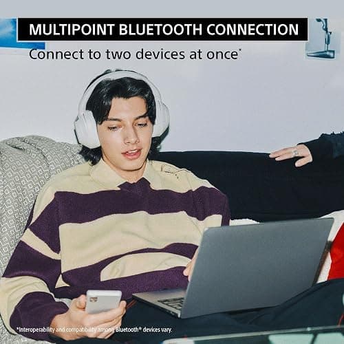 Sony ULT WEAR Over-Ear Noise Cancelling Bluetooth Headphones with Alexa Built-in, Comfortable Design, 30-Hour Battery, Massive Bass, Black thumbnail 7