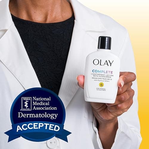 Olay Face Moisturizer, Complete with Sunscreen SPF 15, Daily Facial Lotion for Normal Skin, Lightweight Hydrating Broad Spectrum Sun Protection - Vitamin C, E, and Niacinamide - 6 Oz 2 Pack thumbnail 8