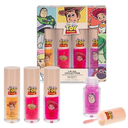 Disney Pixar Toy Story Lip Oil Collection | Officially Licensed | 4 x 4ml | Vanilla Strawberry Cherry Grape | Sheer Shine | Lip Gift Set | Mad Beauty thumbnail 2