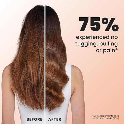 Tangle Teezer Ultimate Detangler Brush, Straight to Wavy, Apricot | Patented two-tier, regular-flex teeth reduce breakage & split ends on wet or dry hair; Shower-friendly hairbrush for all ages thumbnail 6