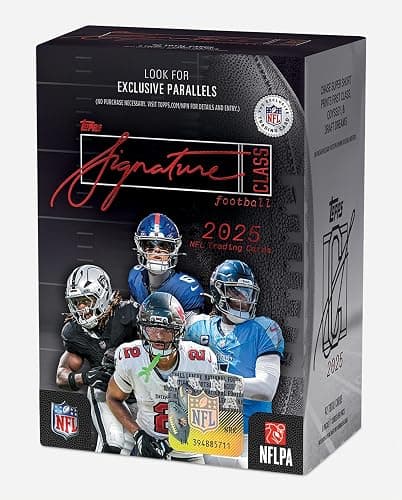 2025 Topps NFL Signature Class Football - Factory Sealed - Value Box thumbnail 10