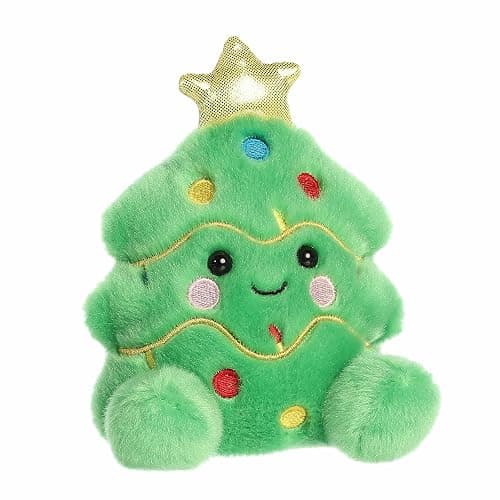Aurora® Festive Palm Pals™ Douglas Christmas Tree™ Stuffed Animal - Fun Collectible Plush for Kids and Adult Collectors - Perfect for Holiday Decorations or Gifts - Green 5 Inches thumbnail 2