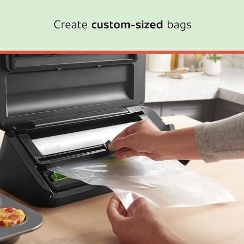 FoodSaver Custom Fit Airtight Food Storage and Sous Vide Vacuum Sealer Bags, 8 x 20' (Pack of 3), Perfect for Meal Prep and Sous Vide Cooking thumbnail 3