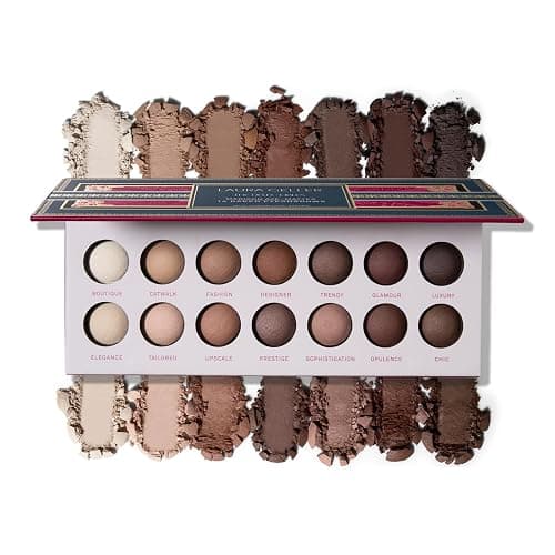 LAURA GELLER NEW YORK The Delectables Madison Ave Mattes Eyeshadow Palette - Includes 14 Matte-Finish Baked Eyeshadows in Stunning Neutral Shades - Long-Lasting Creamy Eyeshadows for Everyday - Image 1