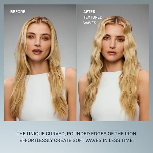 Bio Ionic 10X Styling Iron, Hair Straightener with 1" Sonic Vibrating Plates, Flat Iron with Ion Generating Mineral Complex, Versatile Syler for Wavy & Straight Hairstyles, 2025 Newer Version thumbnail 6
