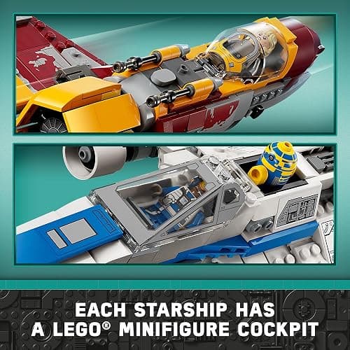 Lego Star Wars: Ahsoka New Republic E-Wing vs. Shin Hati’s Starfighter 75364 Star Wars Playset Based on The Ahsoka TV Series, Show Inspired Building Toy for Ahsoka Fans Featuring 5 Star Wars Figures thumbnail 3