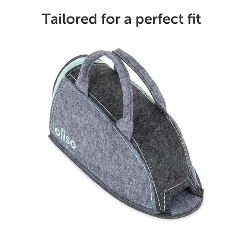 oliso Carry Bag M3Pro and M2Pro mini irons - Fits most mini travel size irons, ideal for travel or storage - Aqua thumbnail 3