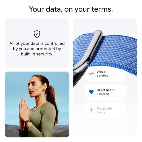 Google Fitbit Air - Screenless Activity Tracker with Fitness, Heart Rate, and Sleep Tracking - Personalized AI-Powered Coaching - Up to 7 Days’ Battery Life - Works with iOS and Android - Obsidian thumbnail 10
