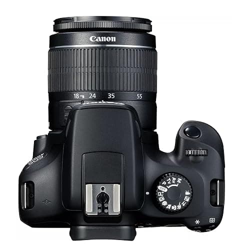 Canon EOS 4000D / Rebel T100 DSLR Camera w/EF-S 18-55mm F/3.5-5.6 Zoom Lens + 64GB Memory, Filters,Case, Tripod, Flash, and More (34pc Bundle) (Renewed) thumbnail 7