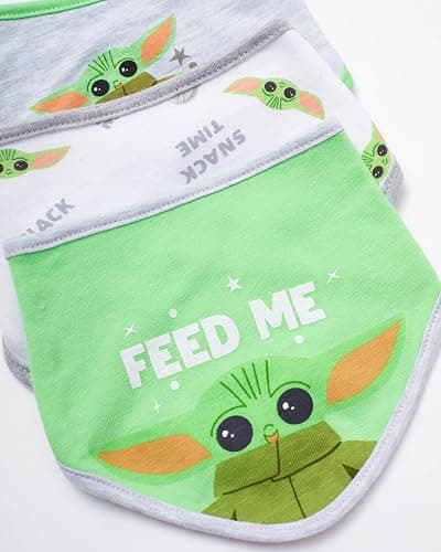 STAR WARS Baby Boys' Bandana Bibs 3 Pack Set for Feeding, Teething, and Drooling thumbnail 4