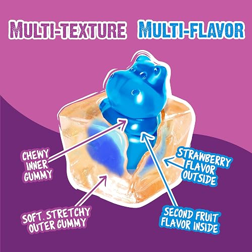 Juicy Drop Christmas Mystery Gummy Candy Cubes, Wild Berry Flavor, 3.5oz, Peelable Strawberry Gummy Cube, Mystery Animal Inside, Interactive 2-in-1 Treat, Party Favors, Stocking Stuffers, Kids Gifts thumbnail 4