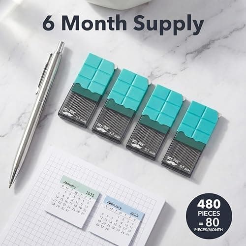 Mr. Pen- 0.7 Lead Refills, HB, Medium, 480 pcs (120 pcs per Tube), 0.7mm Lead Refills thumbnail 7