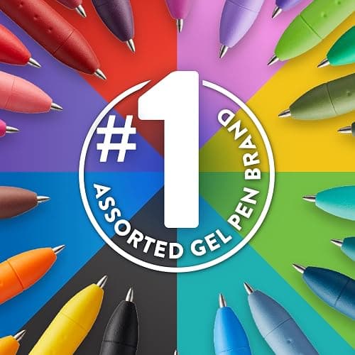 Paper Mate InkJoy Pens, Gel Pens, Medium Point (0.7 mm), Assorted Colours, 14 Count - Assorted - 14 count (Pack of 1) thumbnail 2