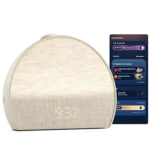 Hatch Restore 3 Sunrise Alarm Clock, Sound Machine, Smart Light (Putty) - White Noise, Screen-Free Sleep Routine - Image 1